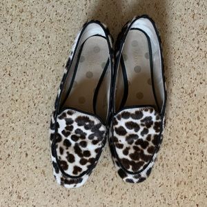 Boden leopard/cheetah print flats